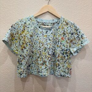 Urban Outfitters | BDG Speckle Mushroom Cropped T-Shirt Size Small 100% Cotton